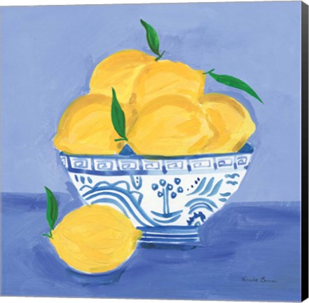 Framed Lemon Still Life Print