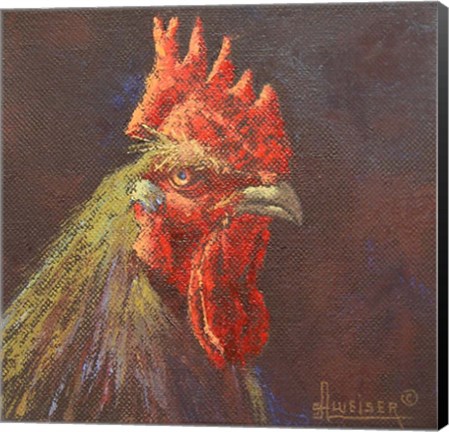 Framed Chicken Print