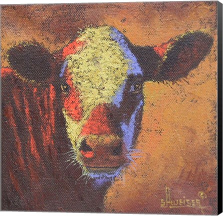 Framed Cow Print