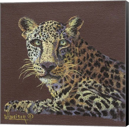 Framed Leopard Print