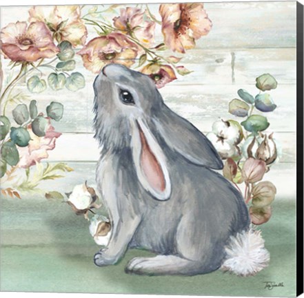 Framed Farmhouse Bunny III Print