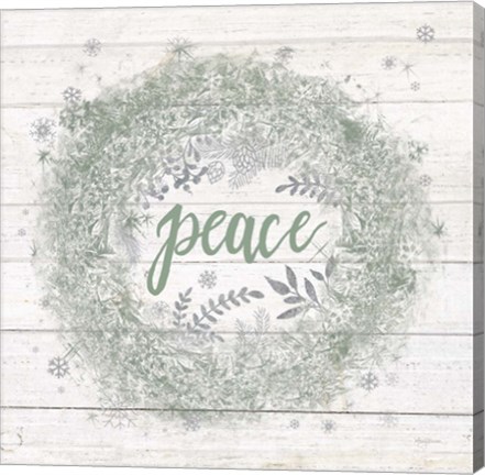Framed Frosty Peace Sage Silver Print