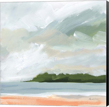 Framed Lake Beach Print