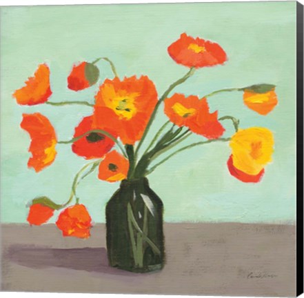 Framed Orange Poppies Print