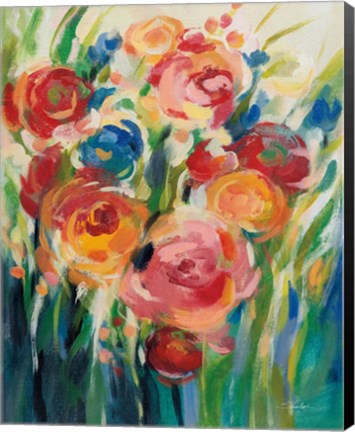 Framed Bright Bloom I Print