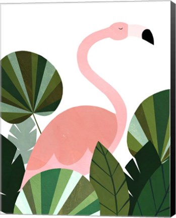 Framed Florence The Flamingo Print