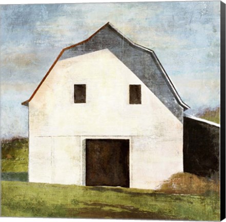 Framed Hay Barn Print