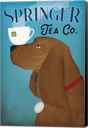 Framed Brown Springer Tea Co Print