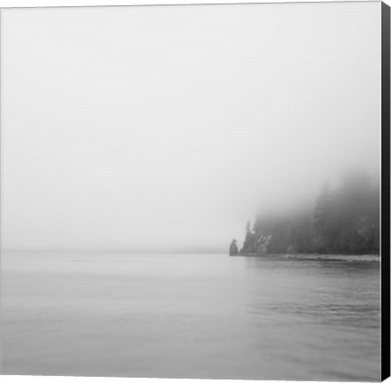 Framed Foggy Coast 2 Print