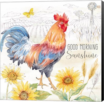 Framed Good Morning Sunshine V-Good Morning Print