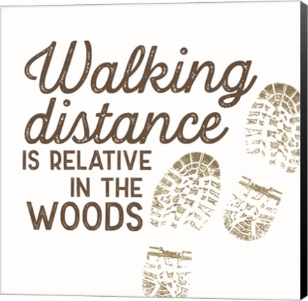 Framed Lost in Woods VI-Walking Distance Print