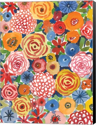 Framed Petal Play II Print
