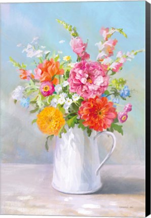 Framed Country Bouquet II Print