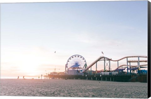 Framed Santa Monica Pier Print