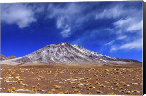 Framed Lascar Stratovolcano in Chile Print