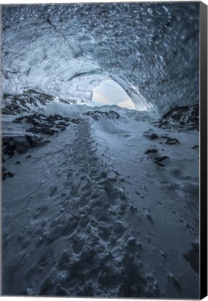 Framed Ice Cave, Kluane National Park, Yukon, Canada Print