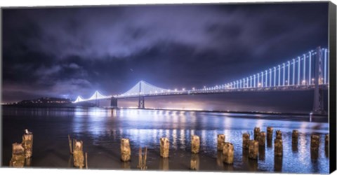 Framed San Francisco–Oakland Bay Bridge, San Francisco, California Print