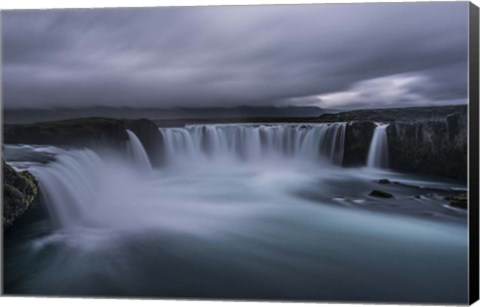 Framed Godafoss Waterfall, Iceland Print