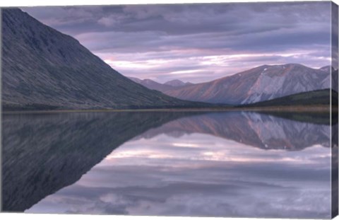 Framed Mountain View, Carcross, Yukon, Canada Print