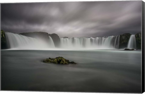 Framed Godafoss Waterfall in Iceland Print
