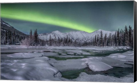 Framed Northern Lights, Annie Lake Print