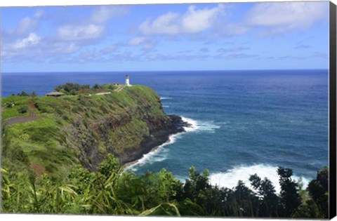 Framed Kilauea Point Lighthouse Print