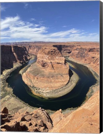 Framed Horseshoe Bend Seen from the Lookout Area, Page, Arizona Print