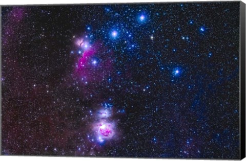 Framed Belt and Sword Region of Orion Print