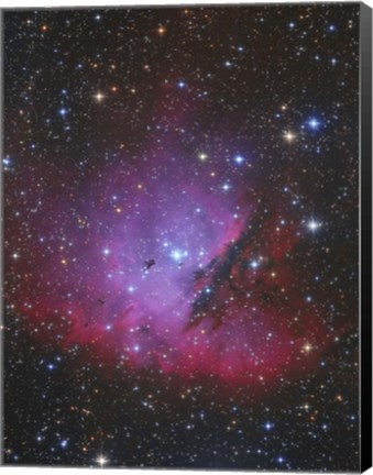 Framed Pacman Nebula, Ngc 281 Print