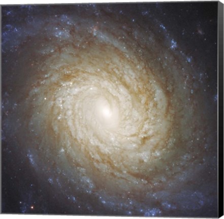 Framed Nucleus of Spiral Galaxy NGC 976 Print