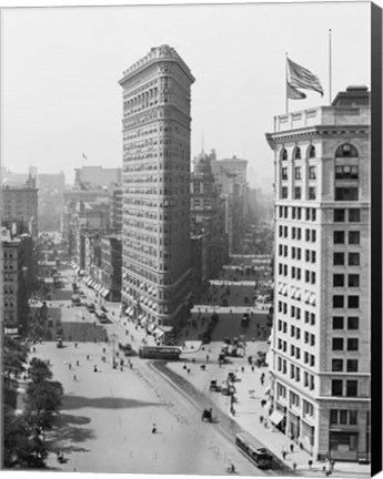 Framed Flatiron Building, circa 1908 Print