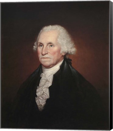 Framed President George Washington Print