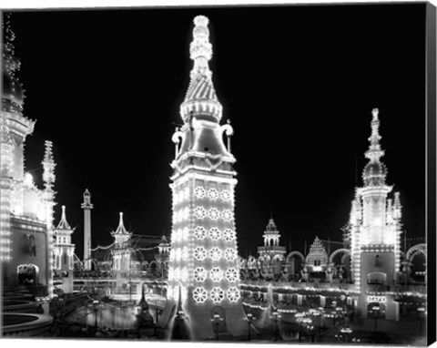 Framed Luna Park, Coney Island, 1905 Print