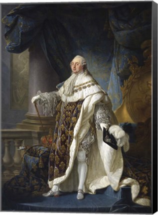 Framed Louis XVI, King of France Print