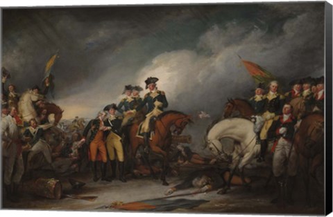 Framed Capture of the Hessians at Trenton, December 26, 1776 Print