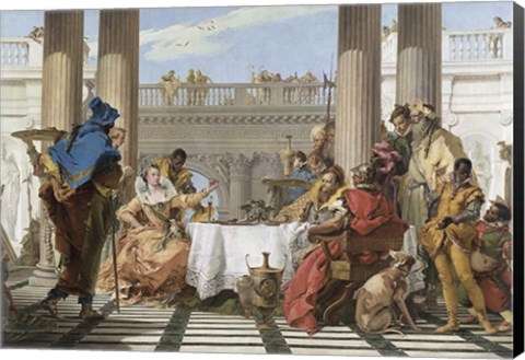 Framed Banquet of Cleopatro Print