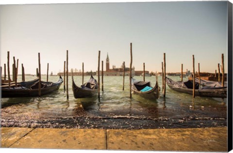 Framed Venice Gondolas Print