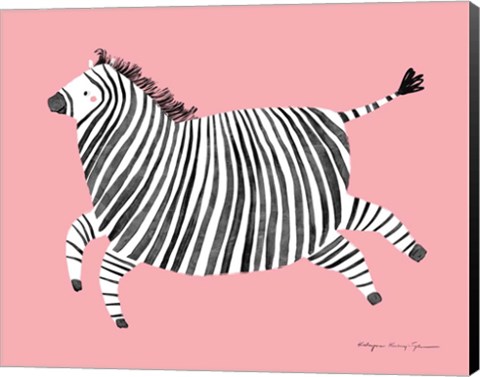 Framed Zebra Print