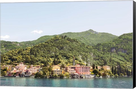 Framed Lake Como Village III Print