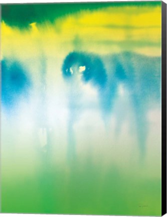 Framed Dip Dye III Bright Print