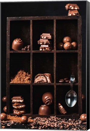 Framed Chocolate Collection Print