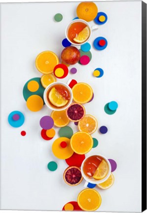 Framed Suprematic Teatime Print