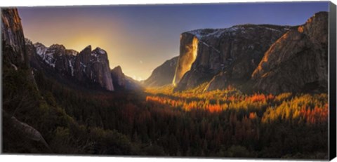 Framed Yosemite Firefall Print