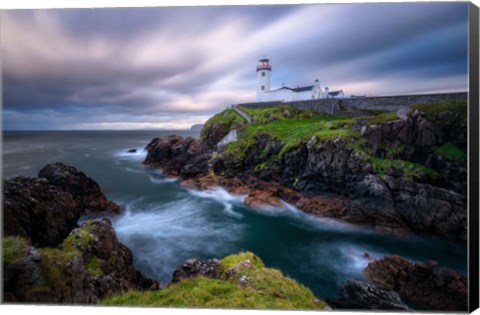 Framed Fanad Head Lighthouse Print