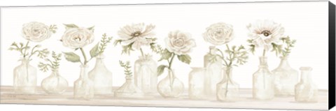 Framed Pretty Posies in a Row Print