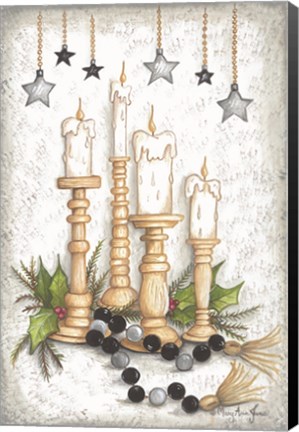 Framed Candlelit Christmas Print