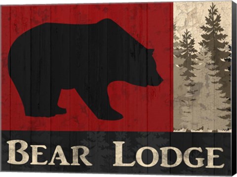 Framed Bear Lodge Print