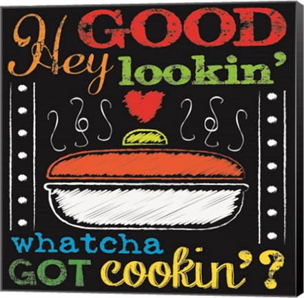 Framed Chalkboard Kitchen Art 3 Print