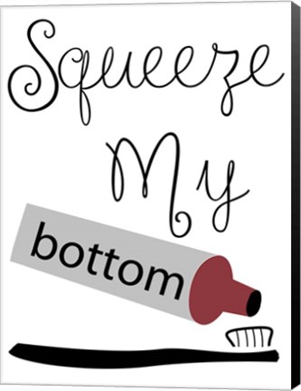 Framed Squeeze Me Print