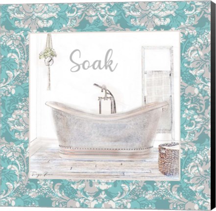 Framed Soaking Tub Print